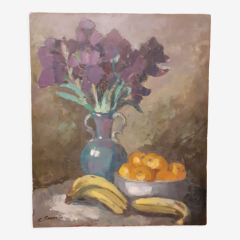 Nature morte aux iris