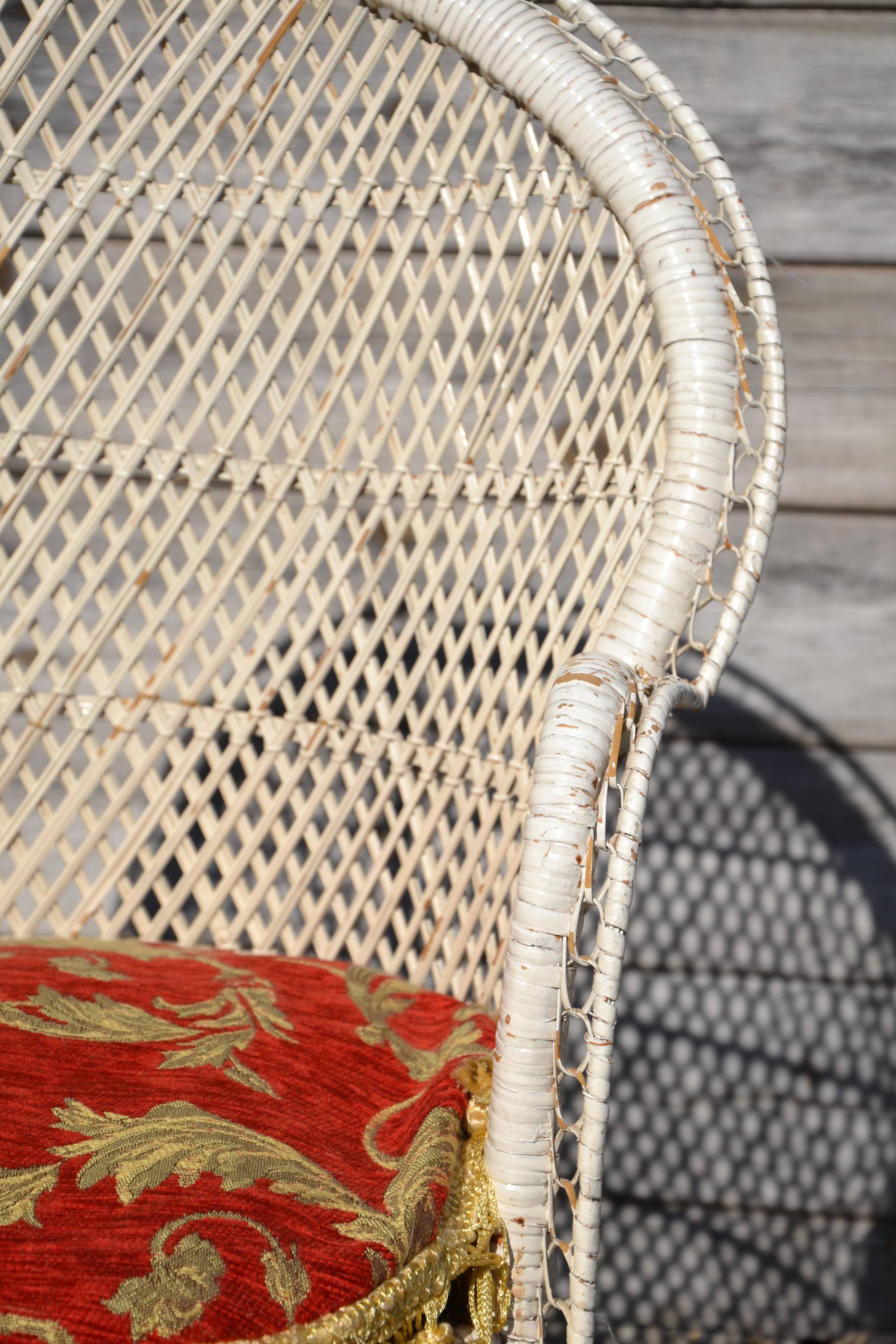 Chaise Emmanuelle en rotin enfant