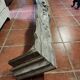Carved wooden pediment