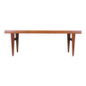 Teak bench, Danish design, 1970s, manufacturer: Niels Bach