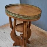 Mahogany gueridon with swan motif