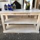 Table de drapier console etagère
