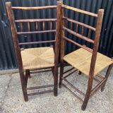 Pair of brutalist chairs