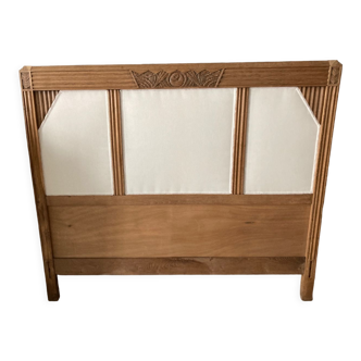 Upholstered Art Deco headboard