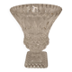 Vase cristal piedouche Bohême