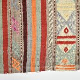 Muticolor Turkish Vintage Kilim Rug, 161x206Cm