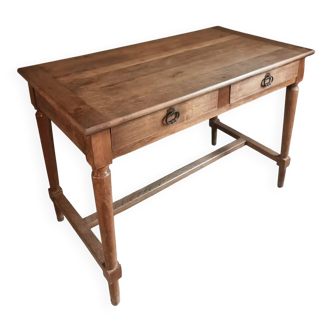 Table / antique desk in French oak, 1930s