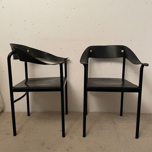 Paire de chaises Artelano, 1980