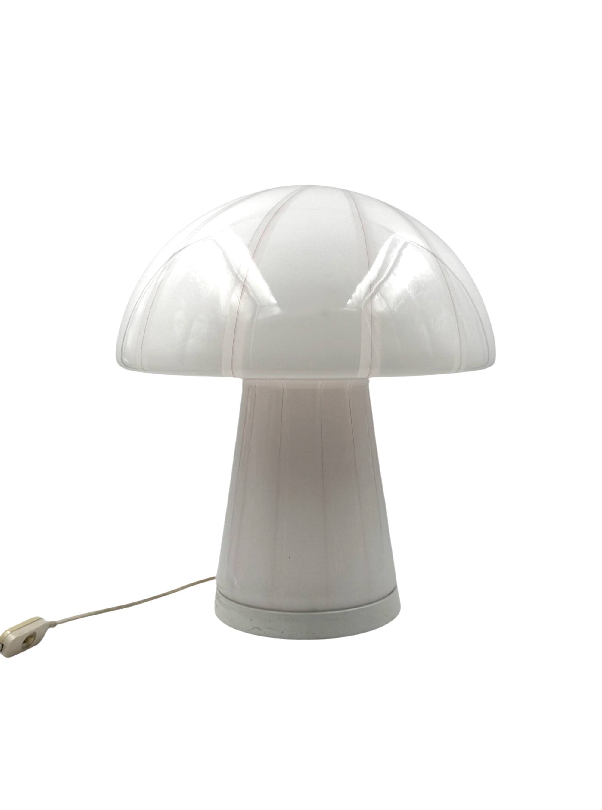 Mushroom Murano Glass Table Lamp, Italy, 1970s