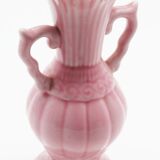 Small pink vase in vintage ceramic