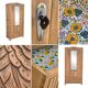 Armoire parisienne art déco bois brut