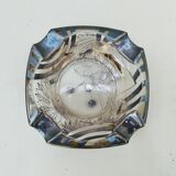 Ashtray art deco pierrot silver vintage