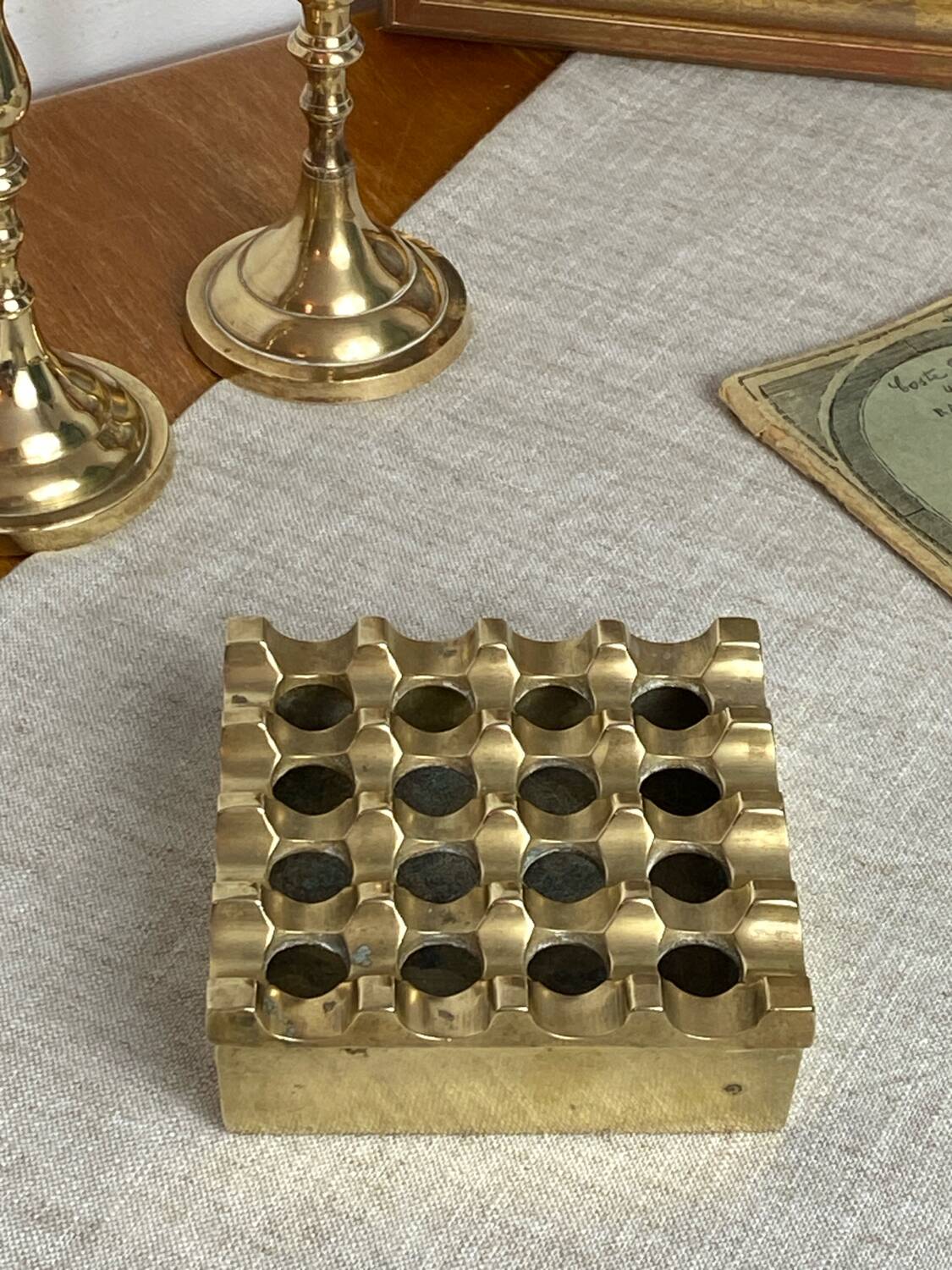 Ultima Beck & Jung Vintage Bronze Ashtray