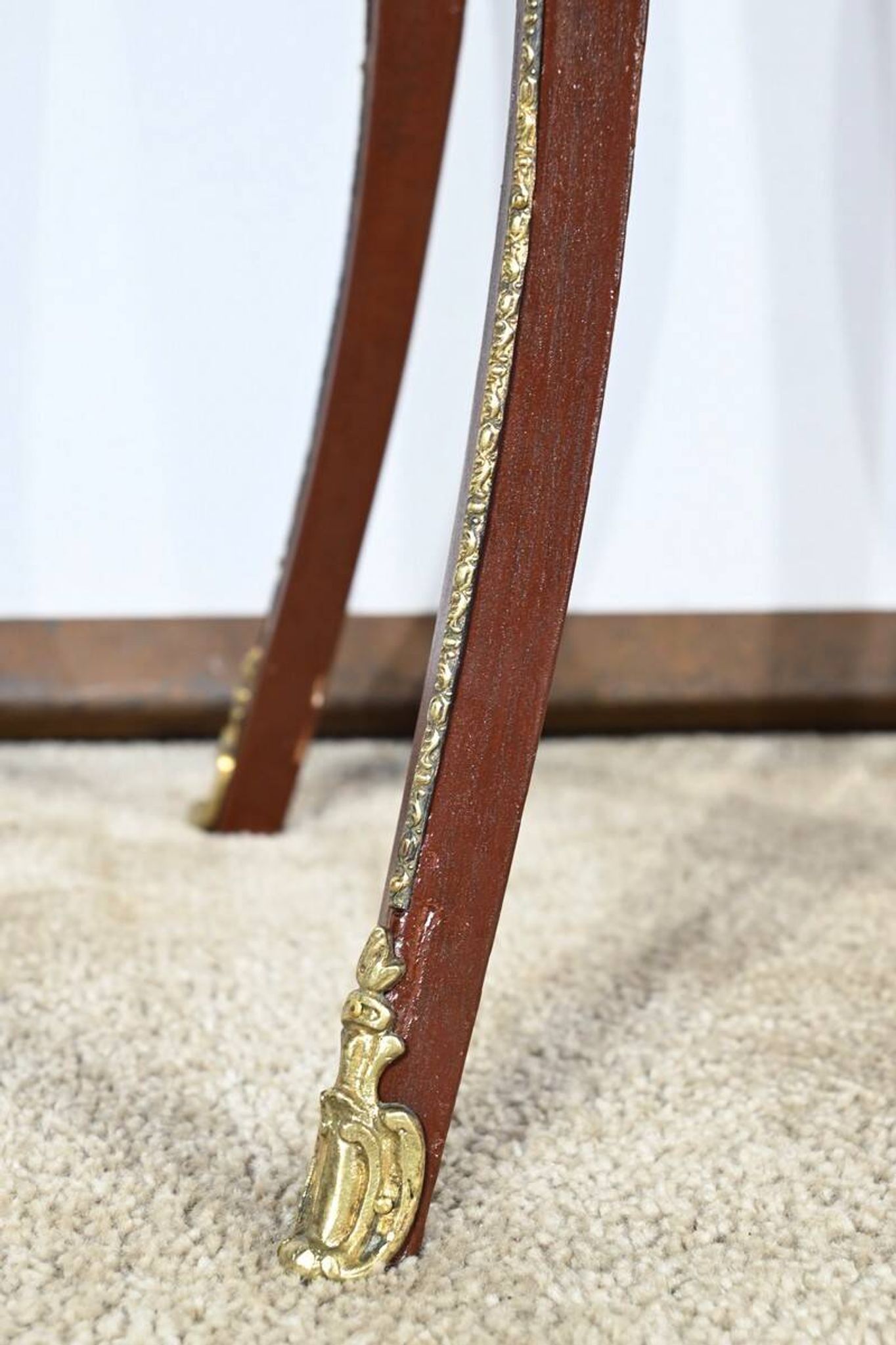 Small Table in Lacquered Wood, Louis XV Style – Late 19th Century