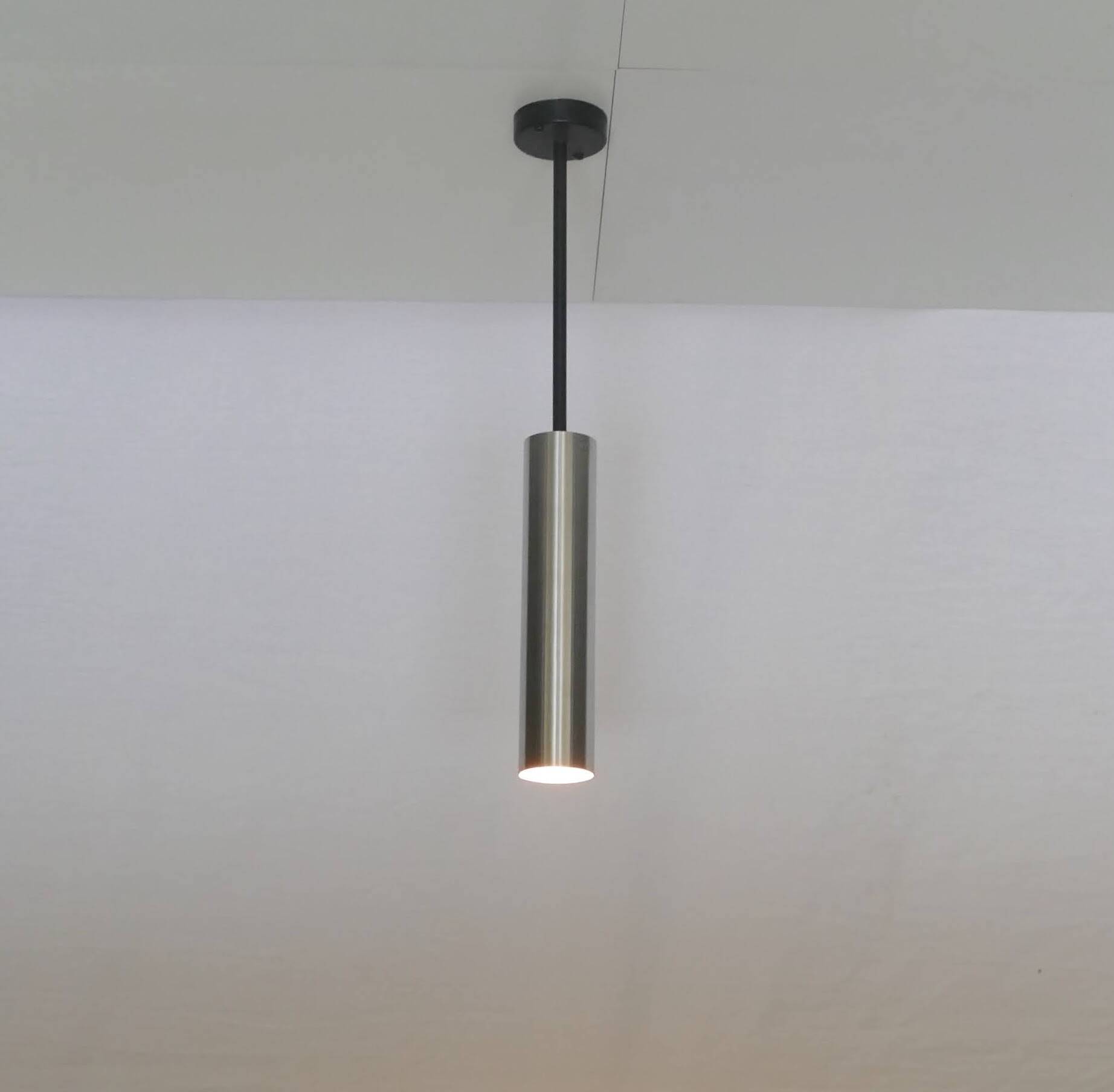 Vintage 1960 pipe suspension. Set of 3.