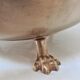 Early 20th century brass tripod tripod lamp foot