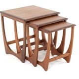 G-Plan Fresco nesting tables 'Dogmersfield' - teak mid century modern