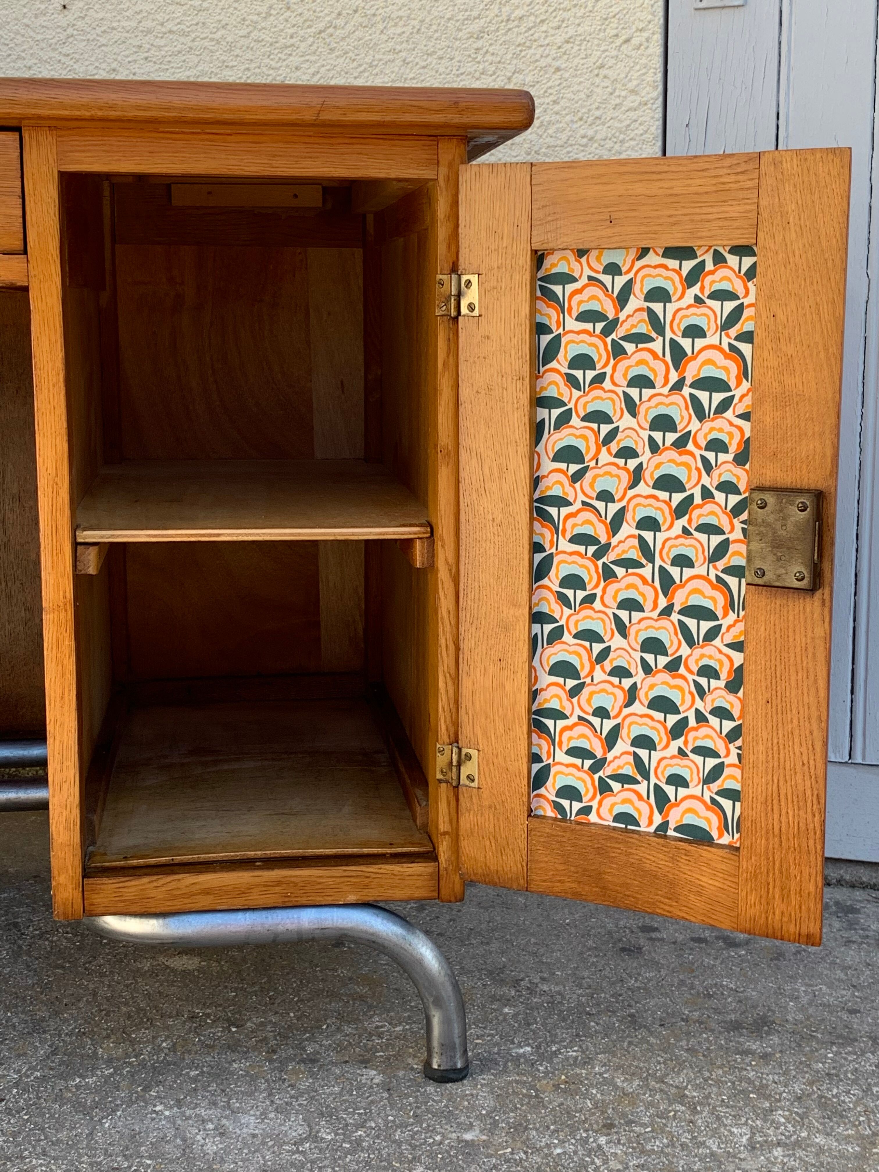 Office schoolmaster 1950 solid oak