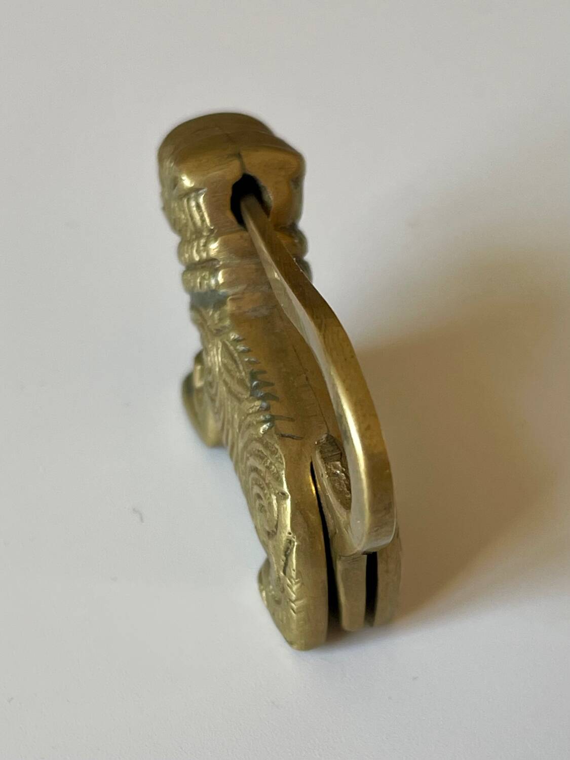 Ancient Chinese lion-shaped padlock