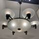 Large Art Deco Bronze Chandelier 1950’s