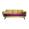 Sofa "" Teddy "" organic design EGG year 50 60 plush bi color