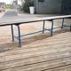 Banc vestiaire école années 70