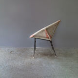 1960’s mid century pod shell lounge chair