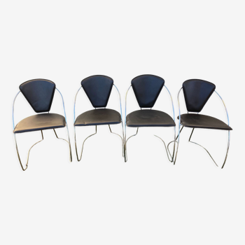 4 chaises Fil design