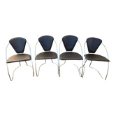 4 chaises Fil design