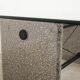 Glass coffee table, Italian design, 1960s, made in Italy