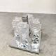Vintage design Ice glass Flush Mount ceiling lamp 'Ice cubes'
