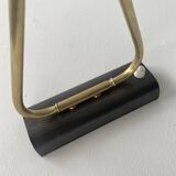 ANTIQUE BRASS AND PRISMATIC GLASS PENDANT LAMP XXL