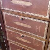 Louis Philippe walnut cardboard box