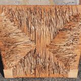 Straw chair (seat and backrest)