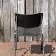Black'n Chrome Galvanitas chairs – Black Pagholz – Chromed frame – Vintage design (50 in stock)