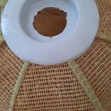 Tulip pendant light in natural fibers