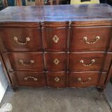 Commode ancienne 3 tiroirs en acajou