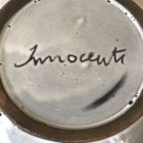 Pair of decorative plates signed innocenti annees 50