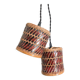 Lot de 2 baladeuses en osier