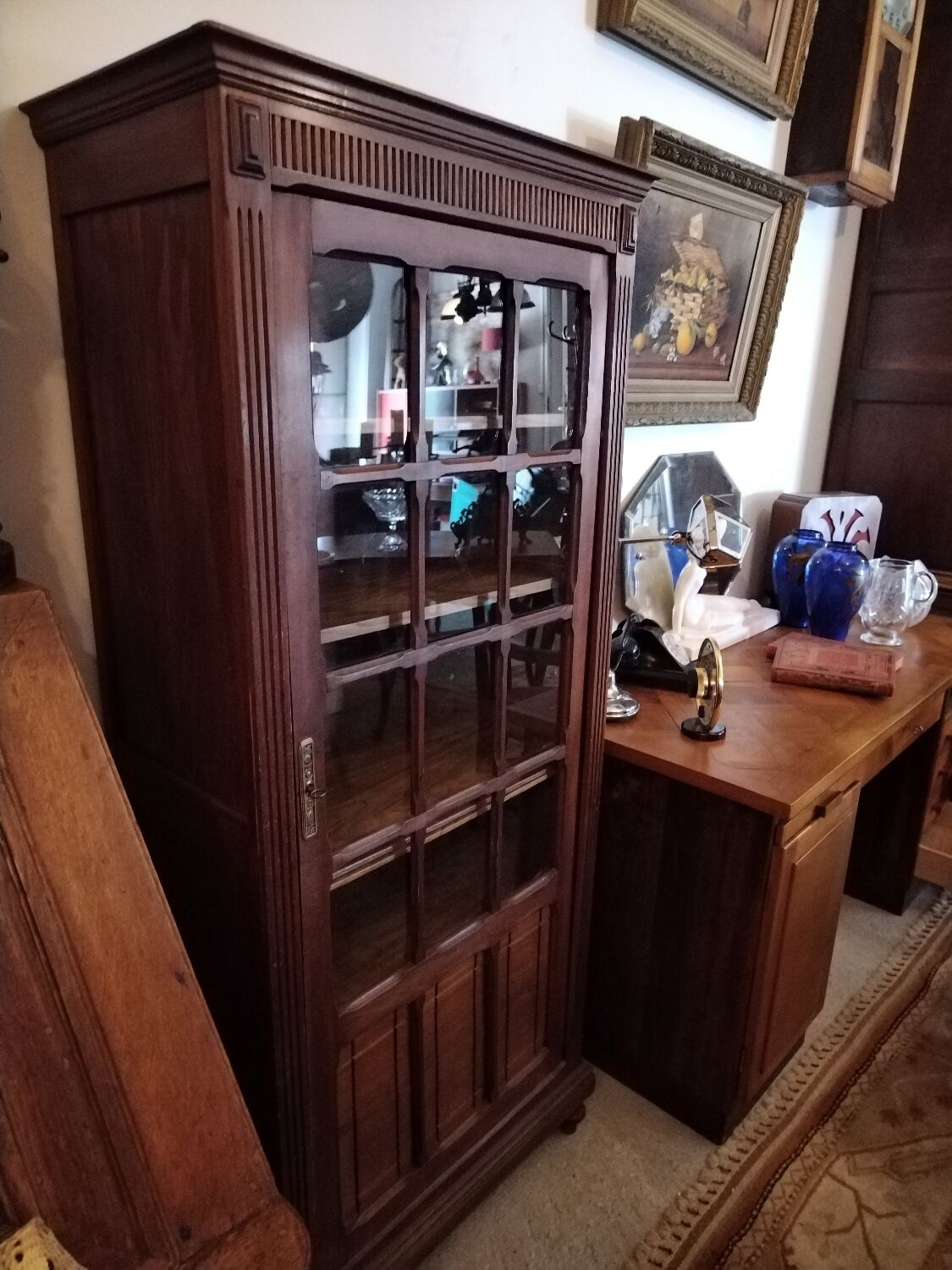 Parisian glass cabinet