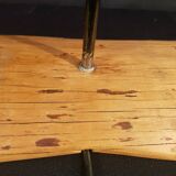 Wood and metal table lamp