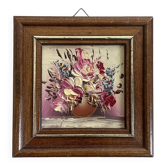 Tableau miniature, huile sur panneau