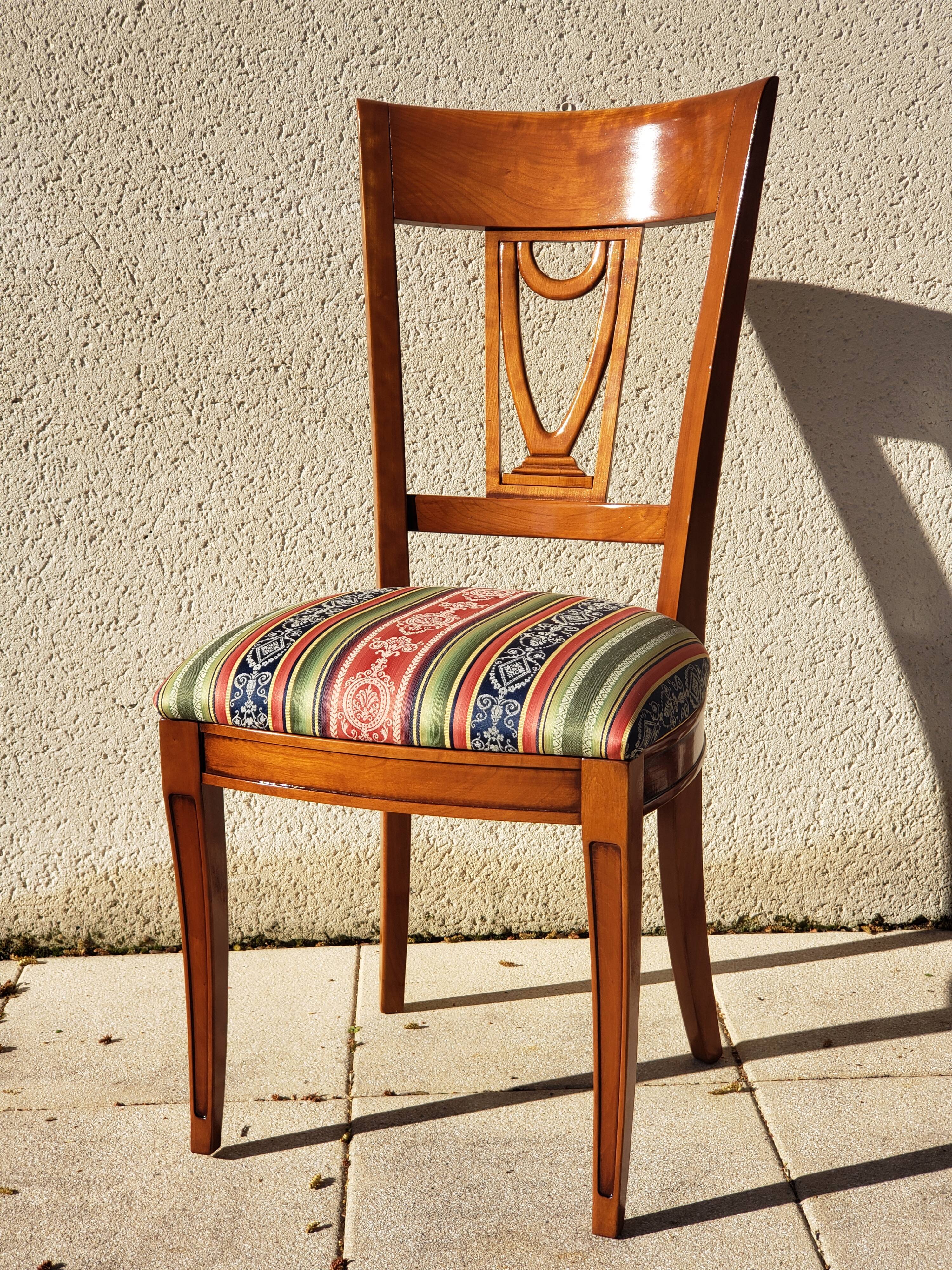 Vintage wooden office chair from the 1970s.