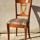 Vintage wooden office chair from the 1970s.