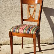 Vintage wooden office chair from the 1970s.