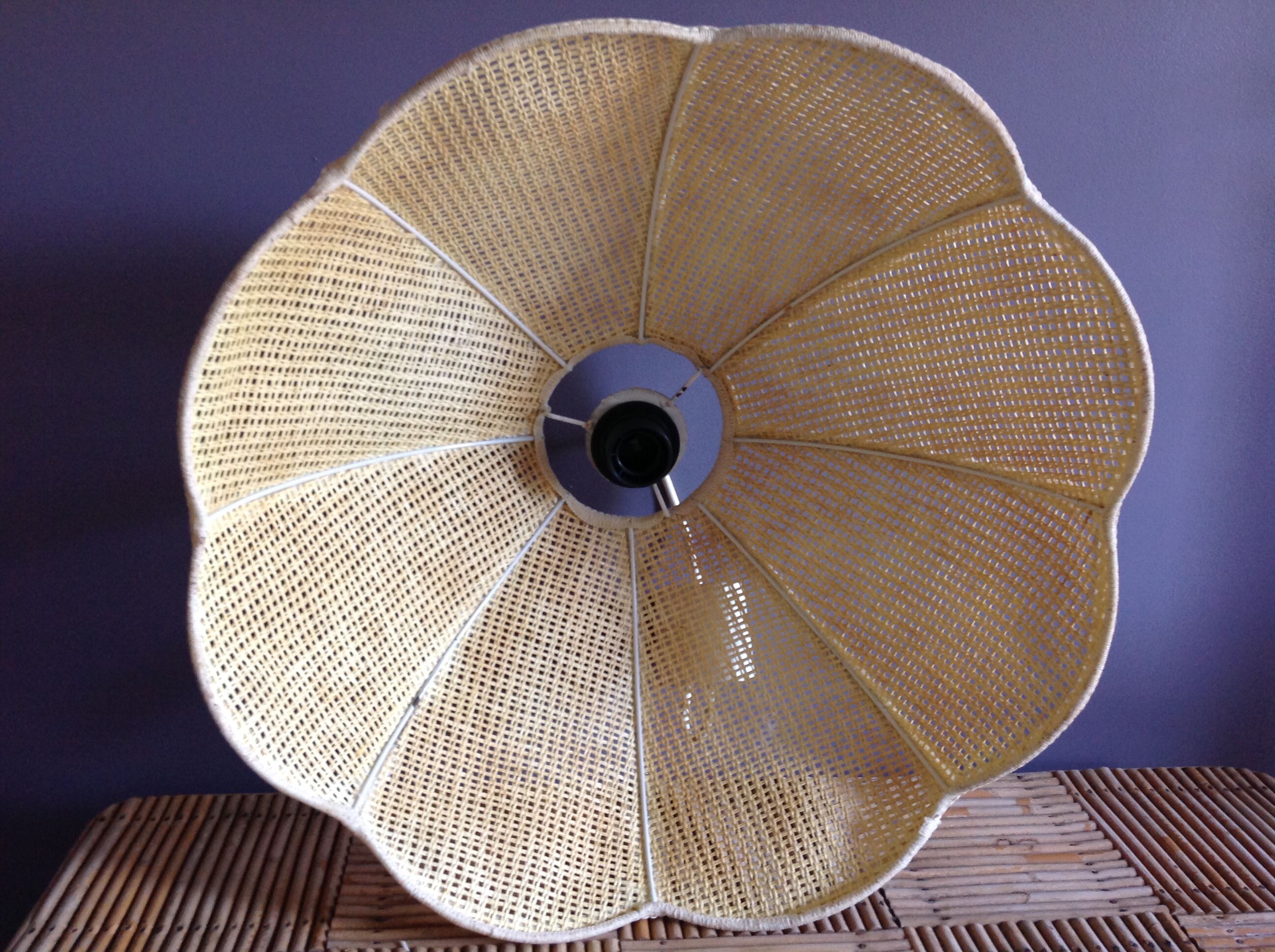 Suspension fleur vintage