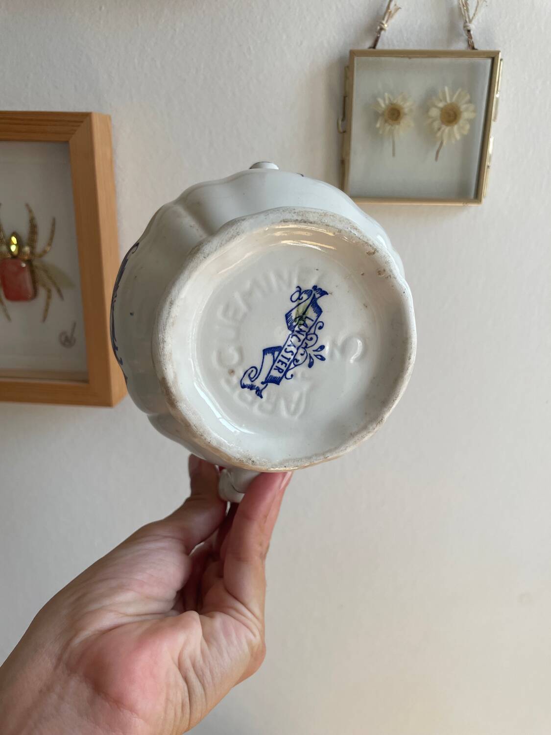 Pitcher / milk jug lancaster sarreguemines