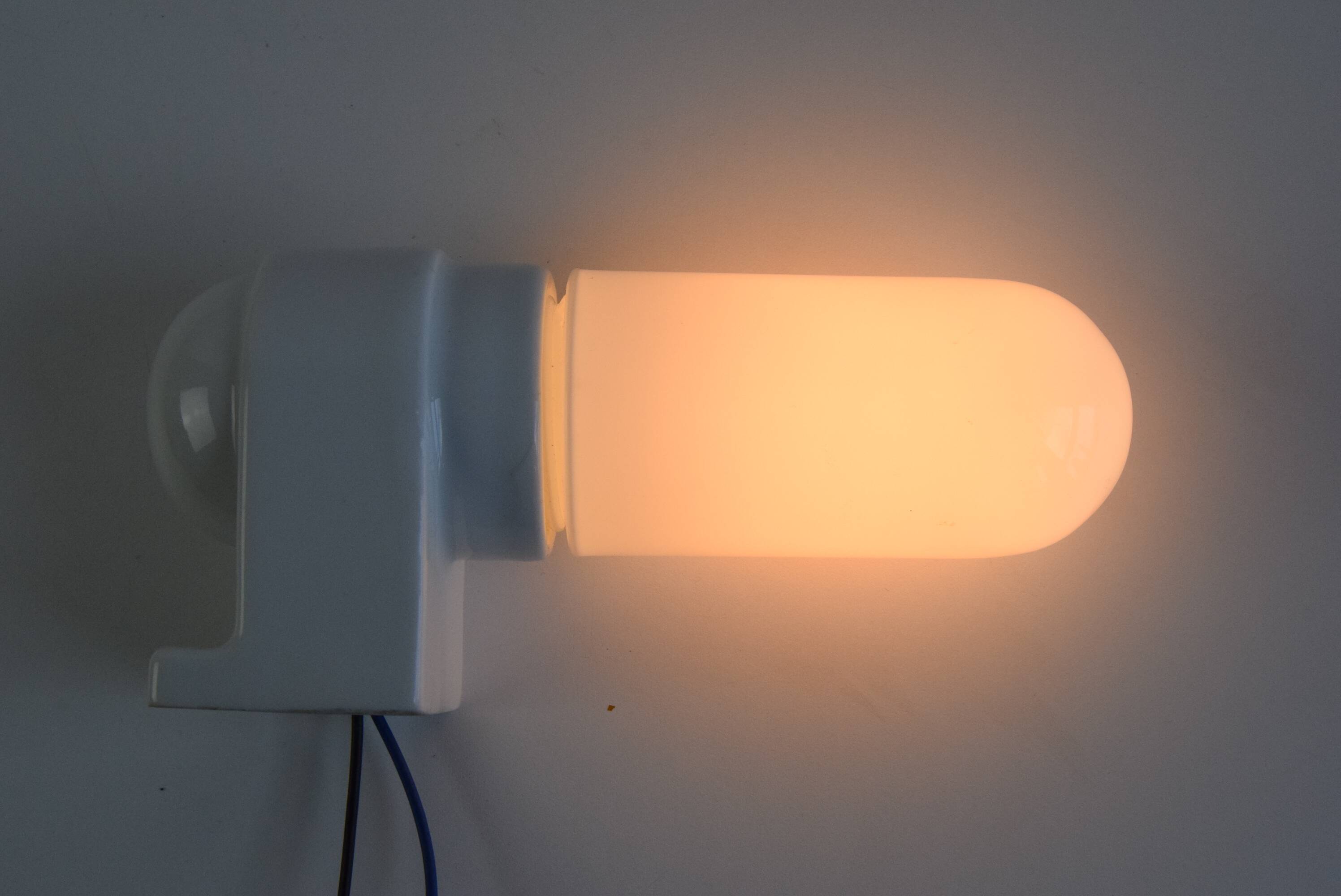 Mid-century ceramic wall lamp