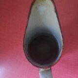 Enamelled sheet metal pitcher Lustucru décor