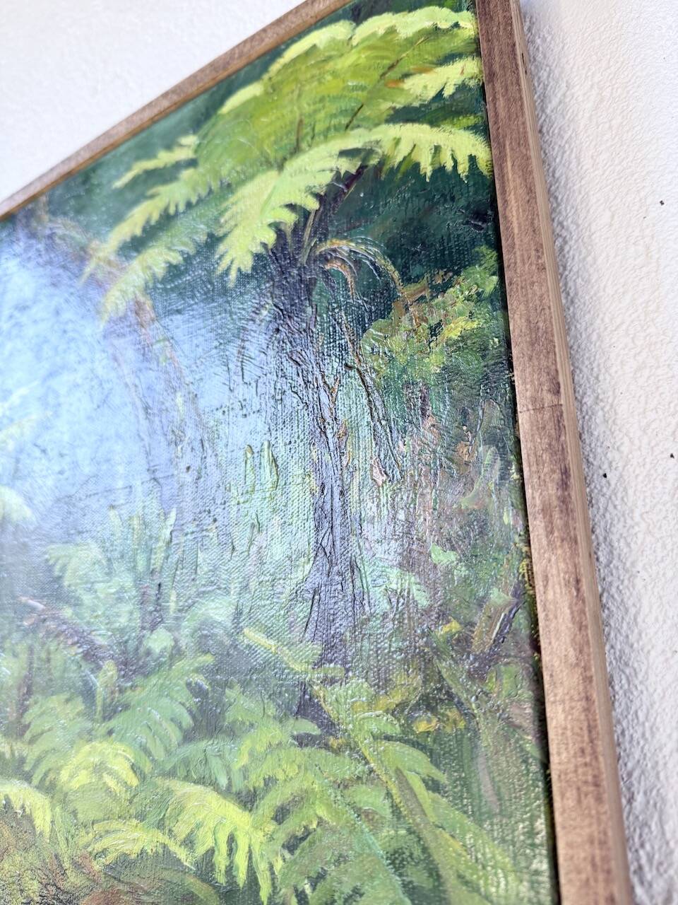 Oil painting "jungle" forest landscape